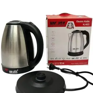 Electric kettle 2 litre, by P R Trading with Stainless Steel Body, used for boiling Water, making tea and coffee, instant noodles, soup etc. (Silver)