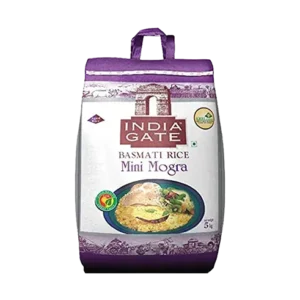 India Gate Basmati Rice Mini Mogra - 5 Kg