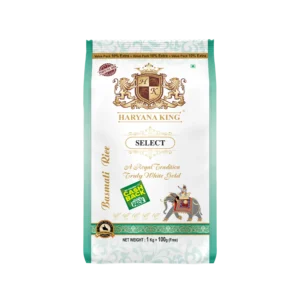 Haryana King Malai Basmati Rice - 1 Kg + ( Free Rice 100 Gm)