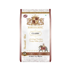 Haryana King Classic Basmati Rice - 1 Kg + ( Free Rice 100 Gm)