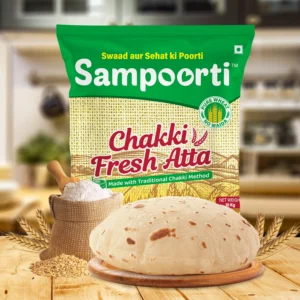 Sampoorti Whole Wheat Chakki Atta - 10 Kg