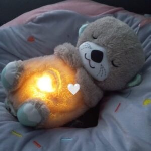 Portable Plush Stuffed Teddy Bear with Soothing Music,Sound,Light & Breathing Motion for Kids & Adults, Perfect for People Who Live Or Sleep Alone, Kids