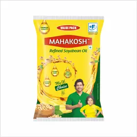 Mahakosh Refined Soyabean Oil Pouch (Soyabean Tel) (750 g)